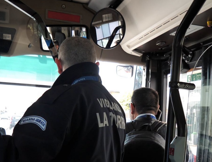 Vigilanza armata su bus Air Campania: il bilancio dei primi mesi